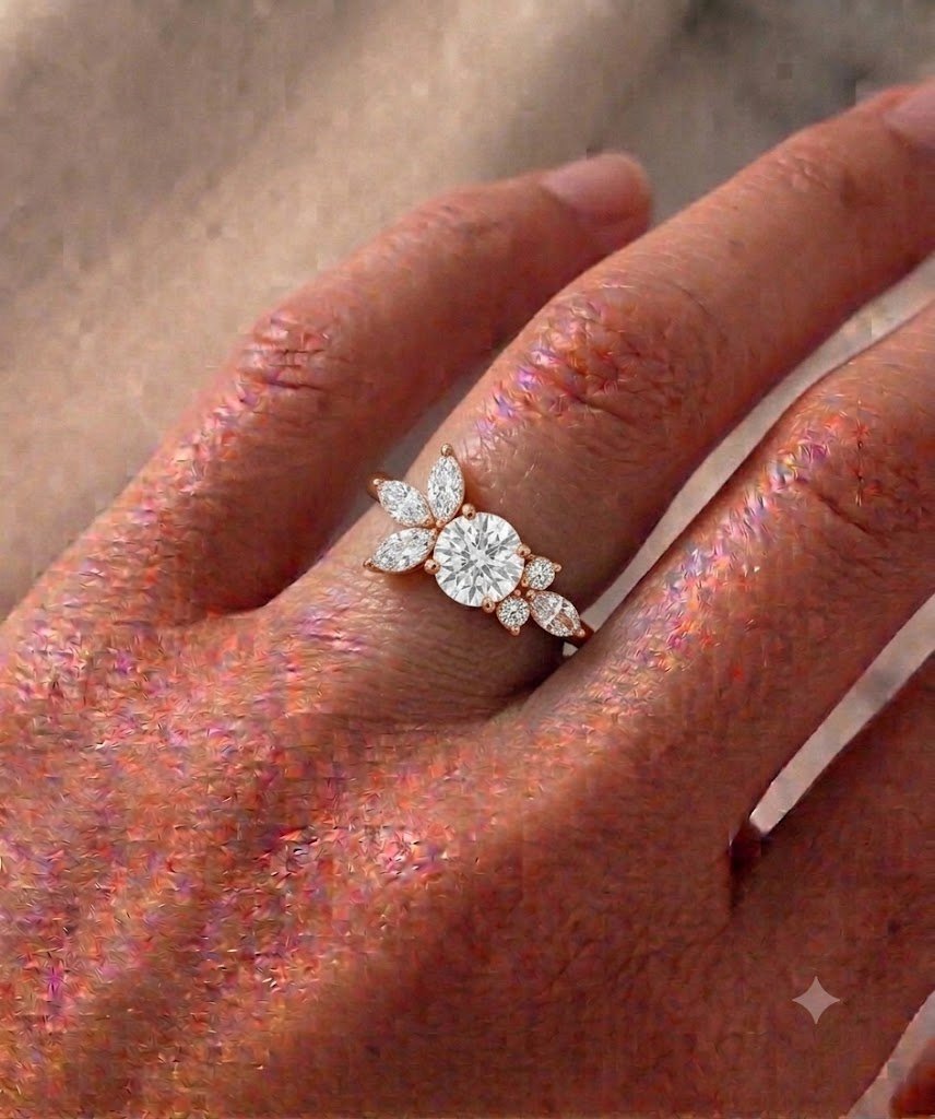 2.0 Ct Moissanite Oval Cut Solitaire Ring in 925 Sterling Silver | Hussain Gems - Image 3