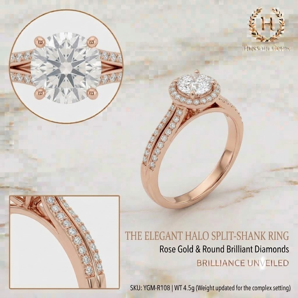 2.0 Ct Moissanite Oval Cut Solitaire Ring in 925 Sterling Silver | Hussain Gems - Image 2