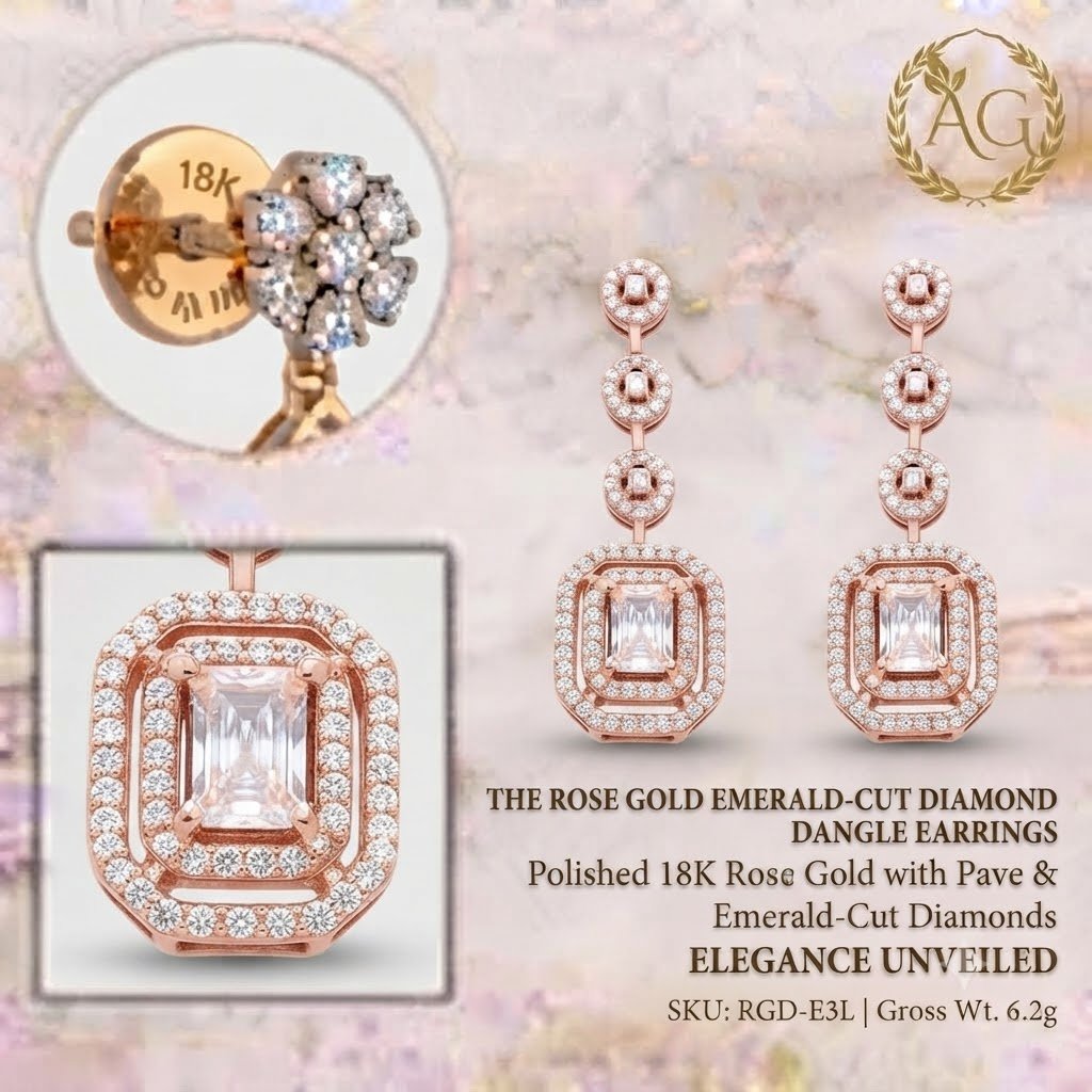 Artisanal Drop Earrings Collection | Handcrafted by Hussain Gems, Kolkata - Image 2