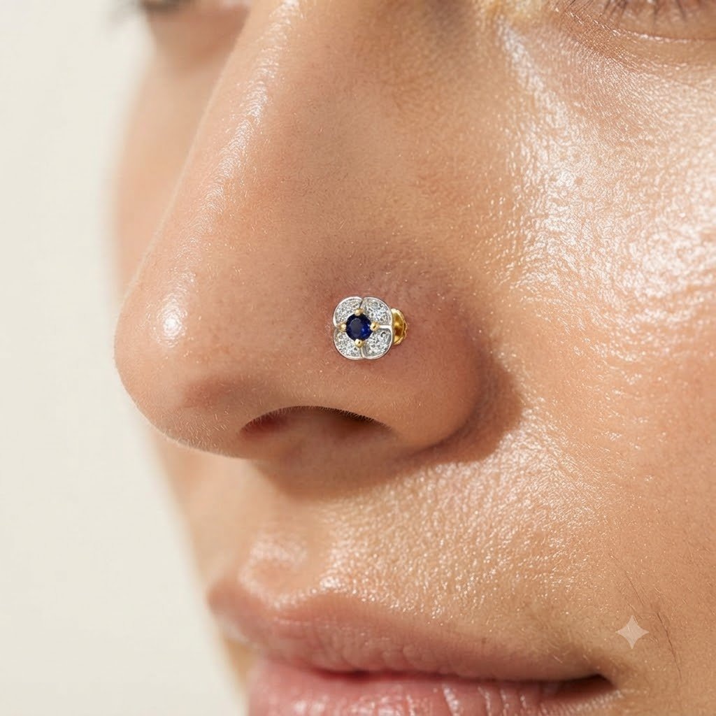 Artisanal Nose Ring Collection | Handcrafted by Hussain Gems, Kolkata - Image 3