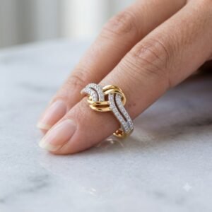 Minimalist Bezel Everyday Band in 925 Sterling Silver Diamond | Hussain Gems