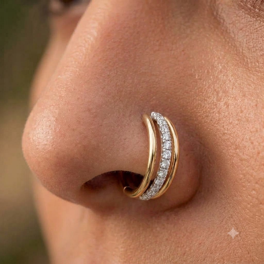 Artisanal Nose Ring Collection | Handcrafted by Hussain Gems, Kolkata - Image 3