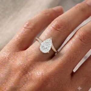 2.0 Ct Moissanite Oval Cut Solitaire Ring in 925 Sterling Silver | Hussain Gems