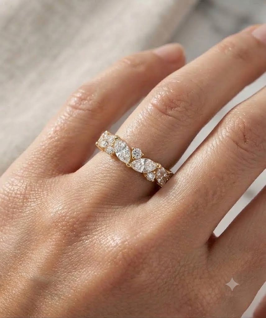 2.0 Ct Moissanite Oval Cut Solitaire Ring in 925 Sterling Silver | Hussain Gems - Image 3