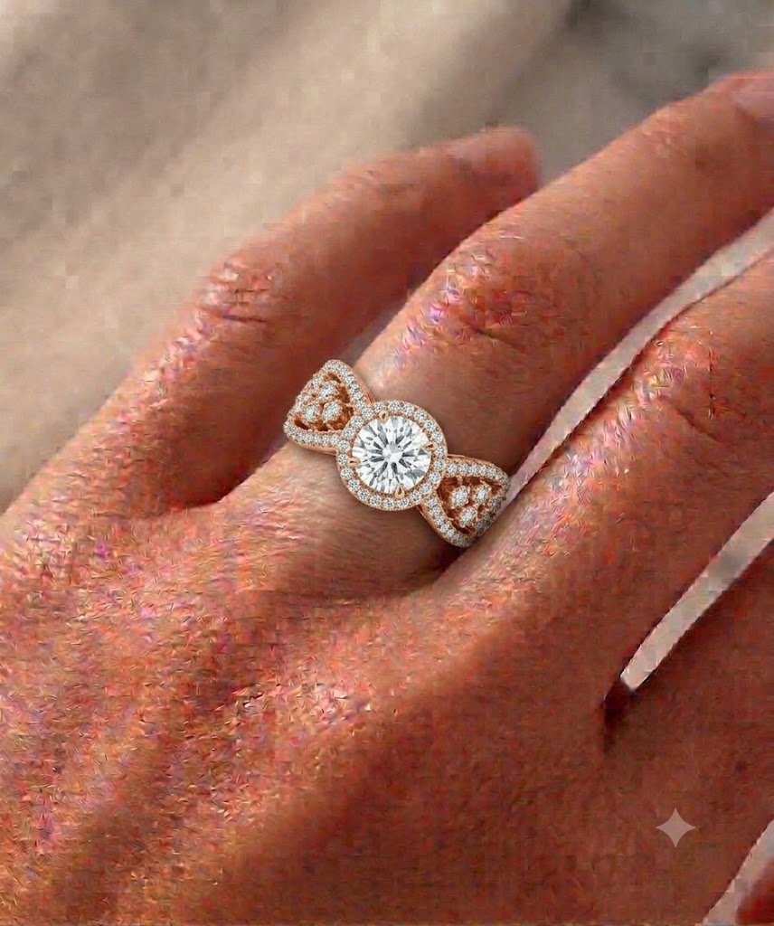 2.0 Ct Moissanite Oval Cut Solitaire Ring in 925 Sterling Silver | Hussain Gems - Image 3