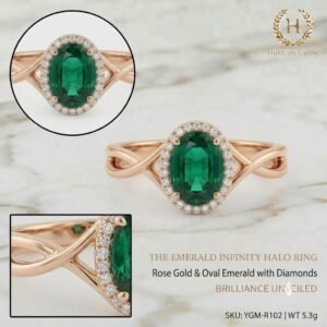 2.0 Ct Moissanite Oval Cut Solitaire Ring in 925 Sterling Silver | Hussain Gems