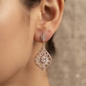 Artisanal Drop Earrings Collection | Handcrafted by Hussain Gems, Kolkata