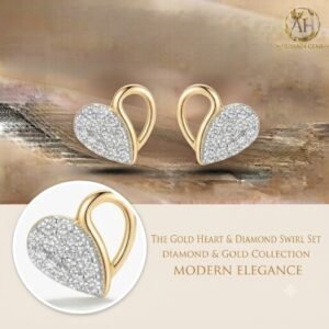 Vibrant Emerald Cut Green Emerald Gold Stud Earrings | Hussain Gems
