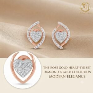 Vibrant Emerald Cut Green Emerald Gold Stud Earrings | Hussain Gems
