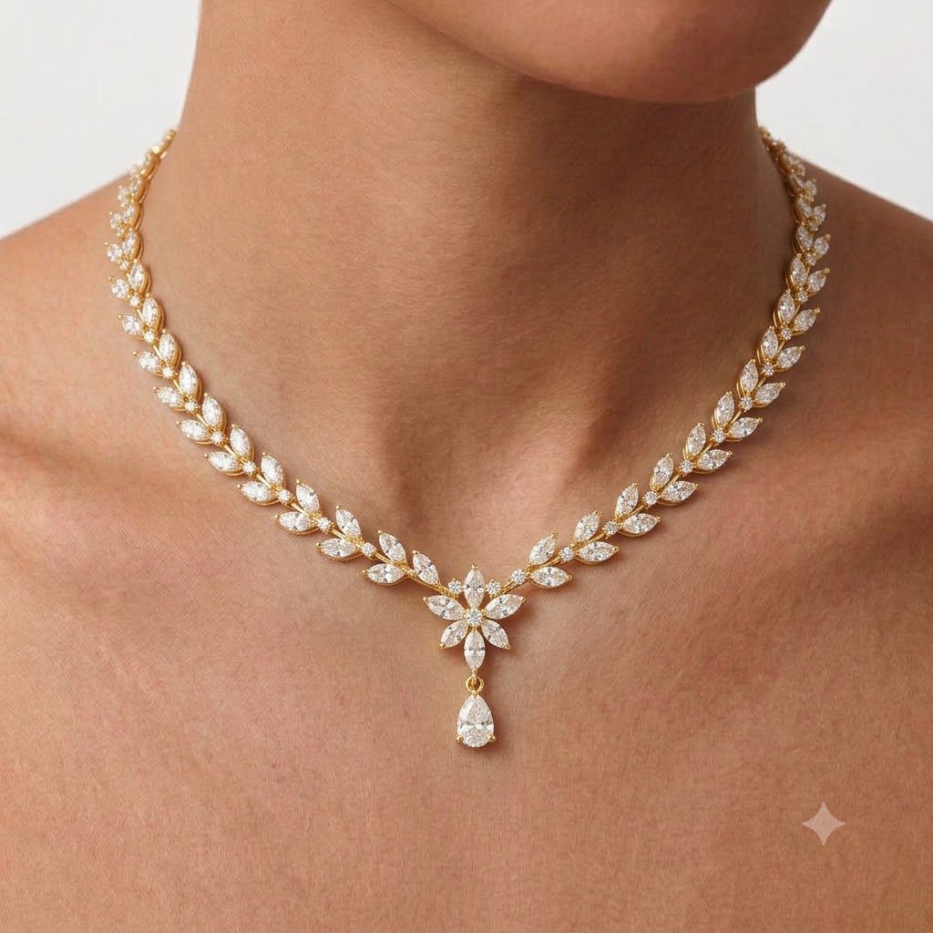 Handcrafted Women's Premium Necklace Collection | Hussain Gems - Image 3