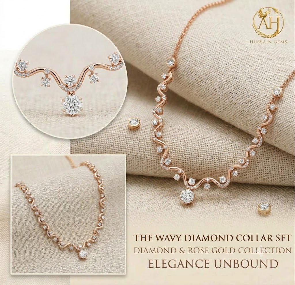 Handcrafted Women's Premium Necklace Collection | Hussain Gems - Image 2