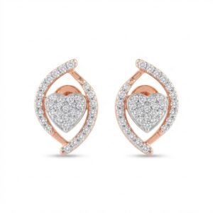 Vibrant Emerald Cut Green Emerald Gold Stud Earrings | Hussain Gems